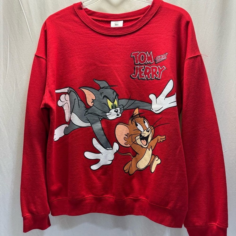 Tom and Jerry Red Sweatshirt, size XXL